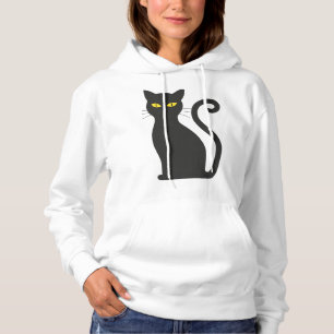 Pull À Capuche Chat noir Halloween