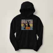 Pull À Capuche Chat noir Kitty Abracadabra sorcière chats hallowe (Design devant)