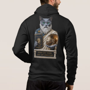 Pull À Capuche Chat Platoon Bleu Russe