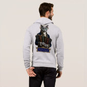 Pull À Capuche Chat russe bleu Emmanuel Kant (Dos entier)