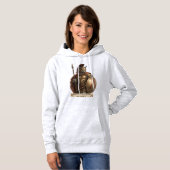 Pull À Capuche Chat Spartan Blue Russe (Devant entier)