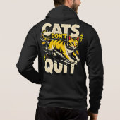 Pull À Capuche Chats entrepreneurs ne renoncent pas - Hustle d'ar (Dos)