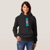 Pull À Capuche Chats Trans Pride Pile Transgenre Pride De Kittens (Devant entier)