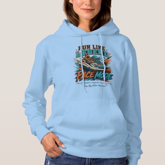 Pull À Capuche Chaussure de course à pied Art Pace Mode Retro Run (Devant)