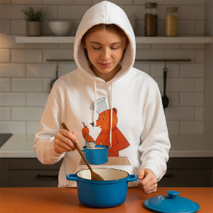 Pull À Capuche Chef Ours Cuisine Soupe Amusant Animal cuisine