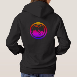 Pull À Capuche Chemise à capuche néon femme Black Dragon