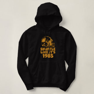 Pull À Capuche Chemise casque de football rétro « Shuffle Like It