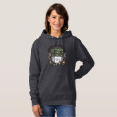 Pull À Capuche Chemise Chaudron de Sorcière Des Ennuis Bouillonne (Devant entier)