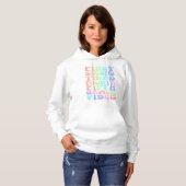 Pull À Capuche Chemise de l'enseignant pour les vibes primaires - (Devant entier)