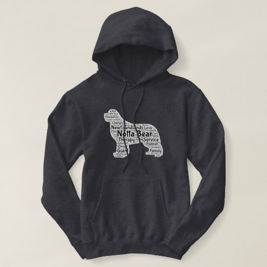 Pull À Capuche Chemise de sweat-shirt Notta Bear Kennel (Design devant)