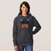 Pull À Capuche Chemise drôle de citrouille Yeux de mes citrouille (Devant entier)