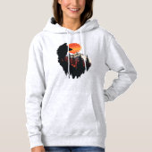 Pull À Capuche Chemise graphique du coucher de soleil majestueux (Devant)