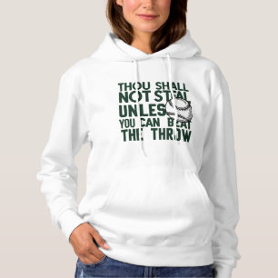 Pull À Capuche Chemise Humour volante de baseball