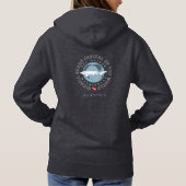 Pull À Capuche Chemise noire circulaire Globe (Dos)