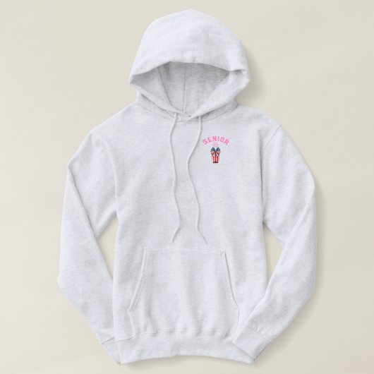 Pull À Capuche Chemise Senior année de la ville de New York avec (Design devant)