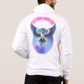 Pull À Capuche Chemises de Paix Intérieures ; T-shirt. (Dos)