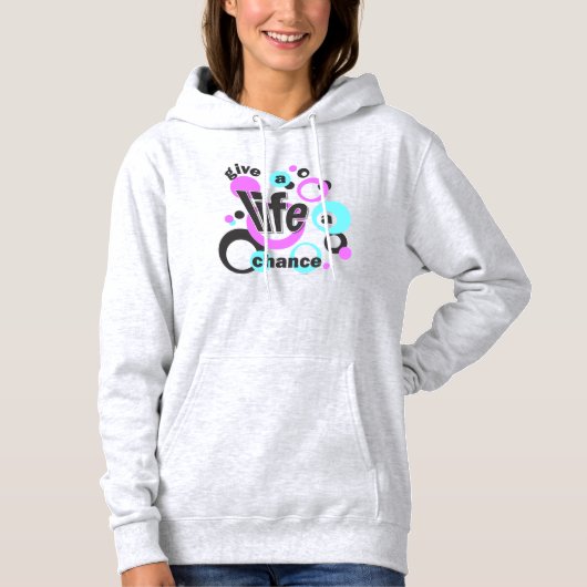 Pull À Capuche Chemises pour femmes avec un design pétillant. (Devant)