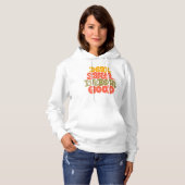 Pull À Capuche Cher Père Noël, j'ai été bon design (Devant entier)