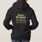 Pull À Capuche Cher personne derrière moi Jésus t'aime (Dos)