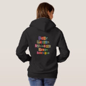 Pull À Capuche Cher personne derrière moi Jésus t'aime (Dos entier)