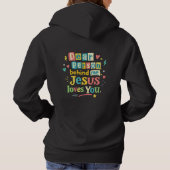 Pull À Capuche Cher personne derrière moi Jésus t'aime (Dos)