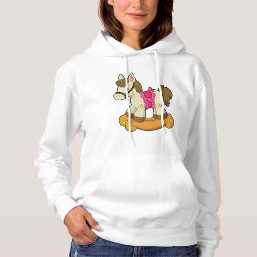 Pull À Capuche Cheval comme Cheval Rocking.PNG (Devant)