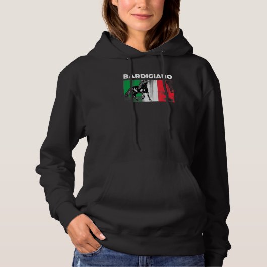 Pull À Capuche Cheval italien Bardigiano (Devant)