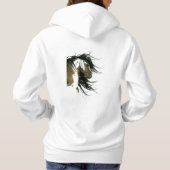 Pull À Capuche Cheval majestueux de chemise d'art de Pinto de (Dos)