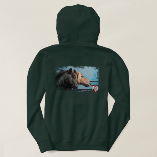 Pull À Capuche Chevaux/Cabalos/Horses (Design dos)