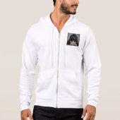 Pull À Capuche Cheveux Sauvages de Newf, On S'en fiche (Devant)