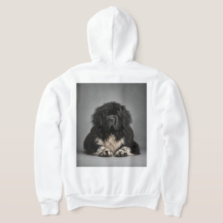 Pull À Capuche Cheveux Sauvages de Newf, On S'en fiche