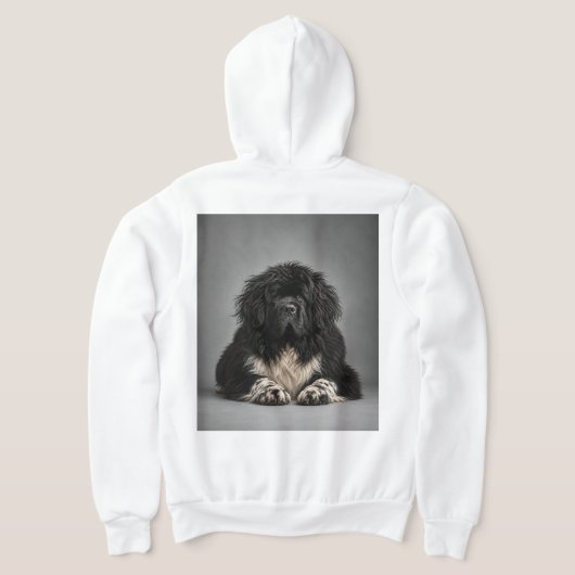 Pull À Capuche Cheveux Sauvages de Newf, On S'en fiche (Couchage Retour)