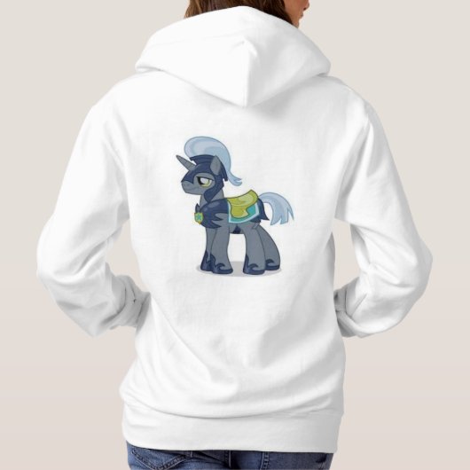 Pull À Capuche chèvre heureuse (Dos)