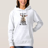 Pull À Capuche Chevreau à la fourrure duveteuse et à l'expression (Devant)
