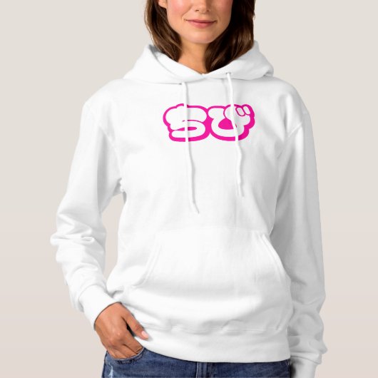Pull À Capuche Chibi ち び japonais Nihongo Hiragana Script (Devant)