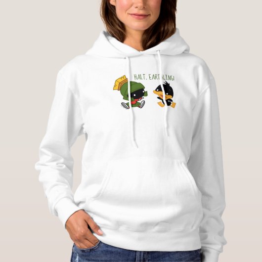 Pull À Capuche Chibi MARVIN THE MARTIAN™ & DAFFY DUCK™ (Devant)