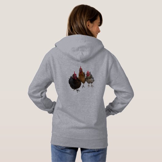Pull À Capuche Chicken Hens Hoodie  (Dos entier)