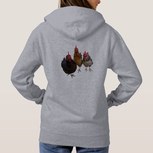 Pull À Capuche Chicken Hens Hoodie  (Dos)