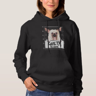 Pull À Capuche Chien coupable de Crête Chinoise mugshot