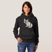 Pull À Capuche Chien de taureau français 74 (Devant entier)