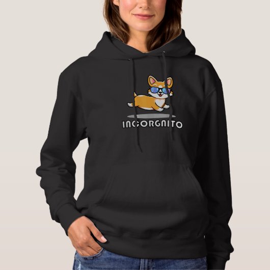 Pull À Capuche Chien mignon et Corgi (Devant)