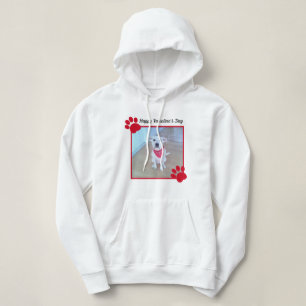 Pull À Capuche Chien mignon Joyeux Valentines Jour Pâtes rouges 1