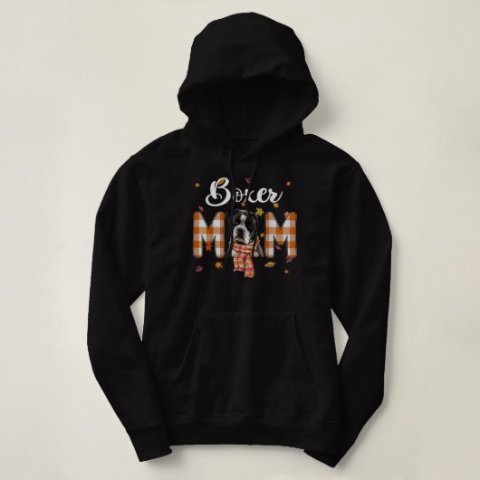 Pull À Capuche Chien propriétaire cadeaux Chien Maman Chien Boxer (Design devant)
