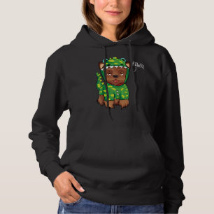Pull À Capuche Chien Rawr Yorkshire Terrier Dinosaur