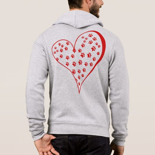 Pull À Capuche Chien Valentine - Tu es ma Saint Valentin | (Dos)