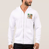 Pull À Capuche Chiens mignons design pour la Saint-Patrick-67538 (Devant)