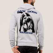 PULL À CAPUCHE CHIENS RAW HARDCORE (Dos)