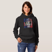 Pull À Capuche Chih Tzu Merica Drapeau américain Patriotic Boys 4 (Devant entier)
