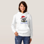 Pull À Capuche Chihuahua Noël (Devant entier)