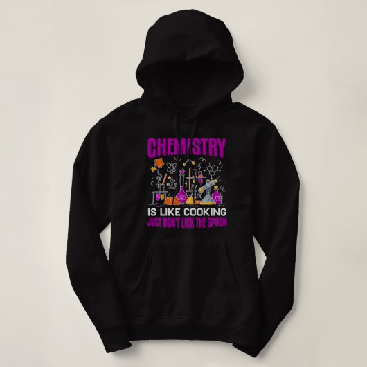 Pull À Capuche Chimiste Chimie De Travail Est Comme Cuisine Chimi (Design devant)